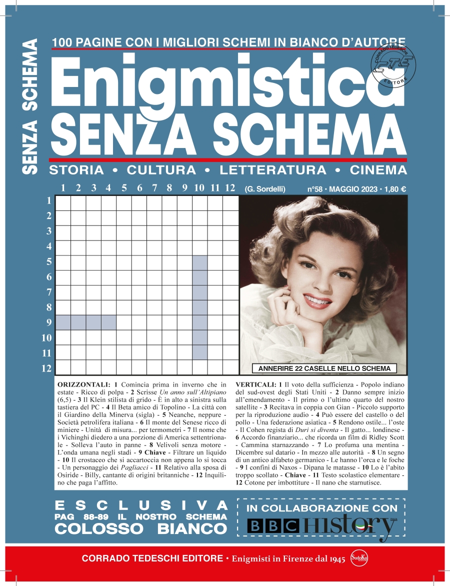 Copertina Enigmistica Senza Schema n.58