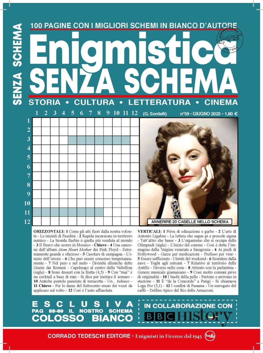 Copertina Enigmistica Senza Schema n.59