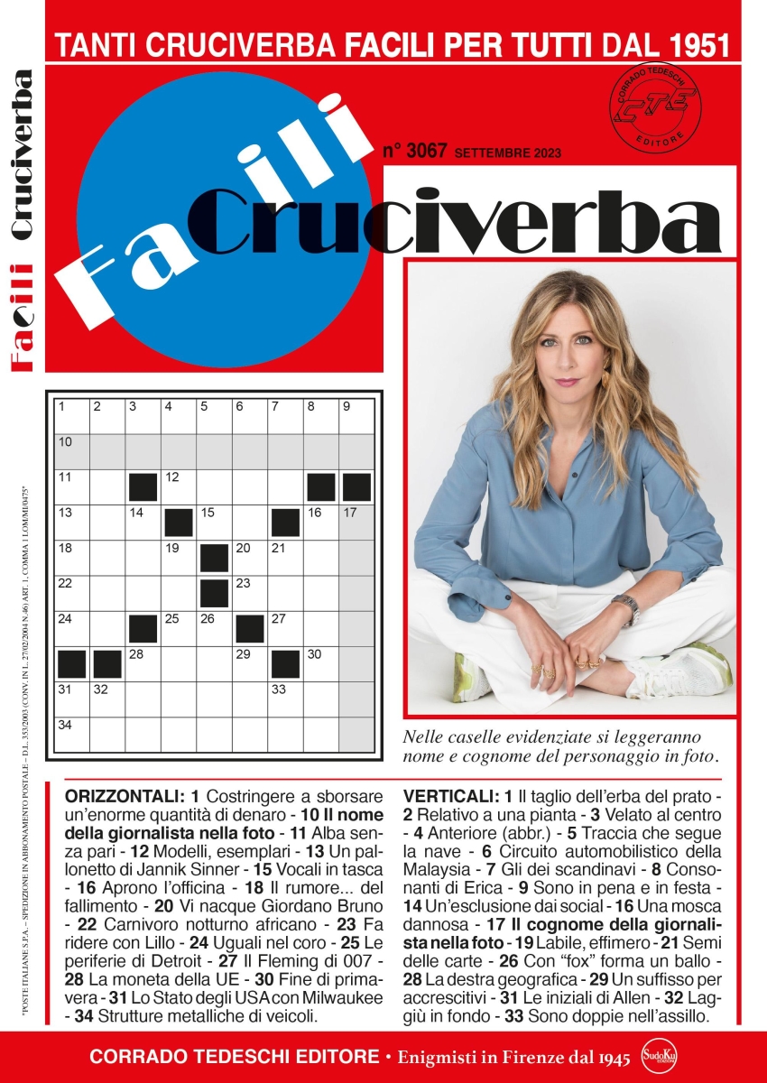 Copertina Facili Cruciverba n.3067
