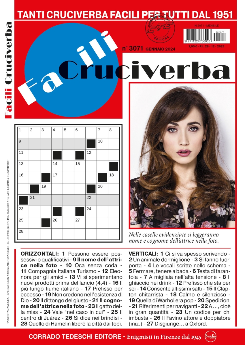 Copertina Facili Cruciverba n.3071
