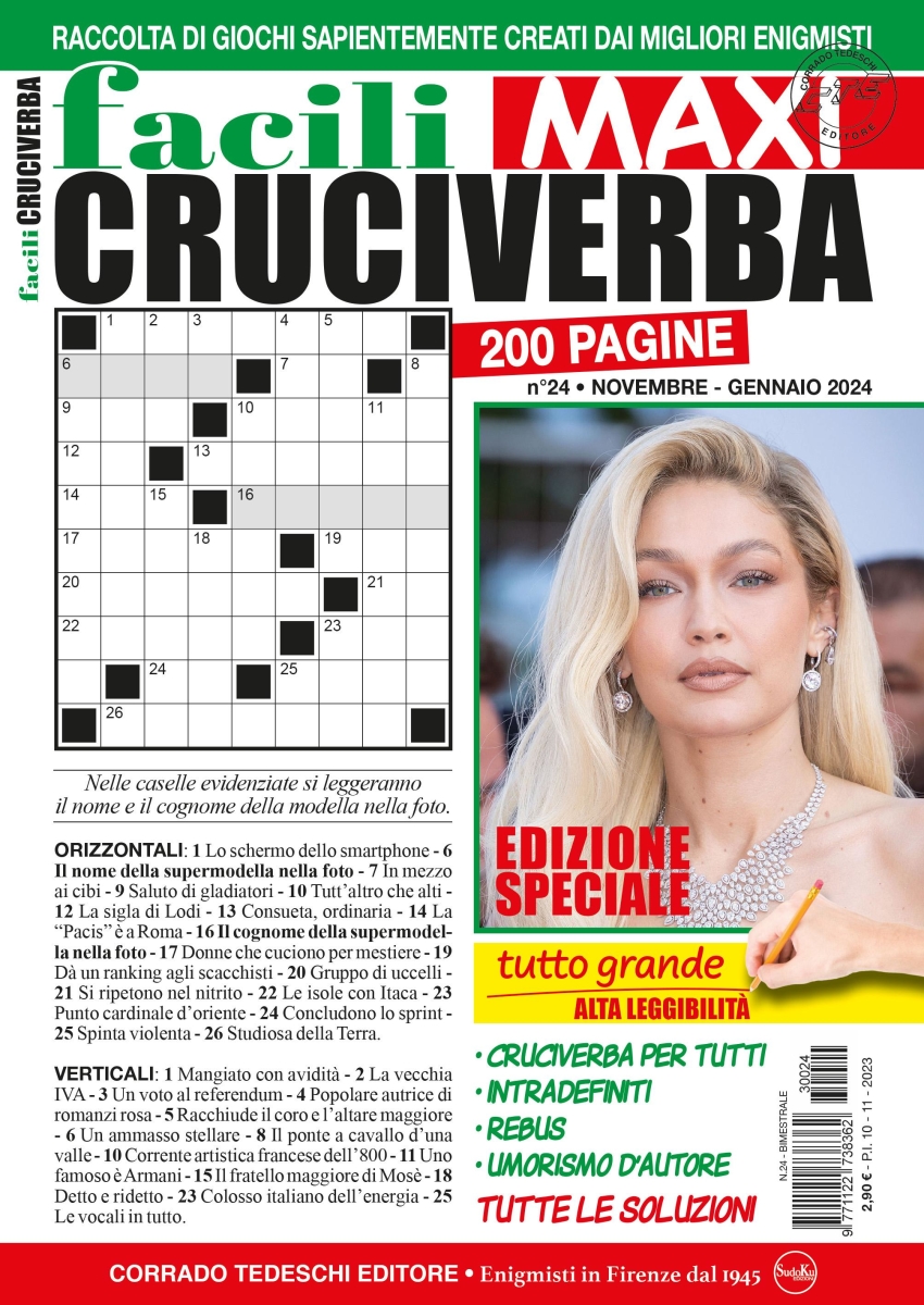 Copertina Facili Cruciverba Maxi n.24