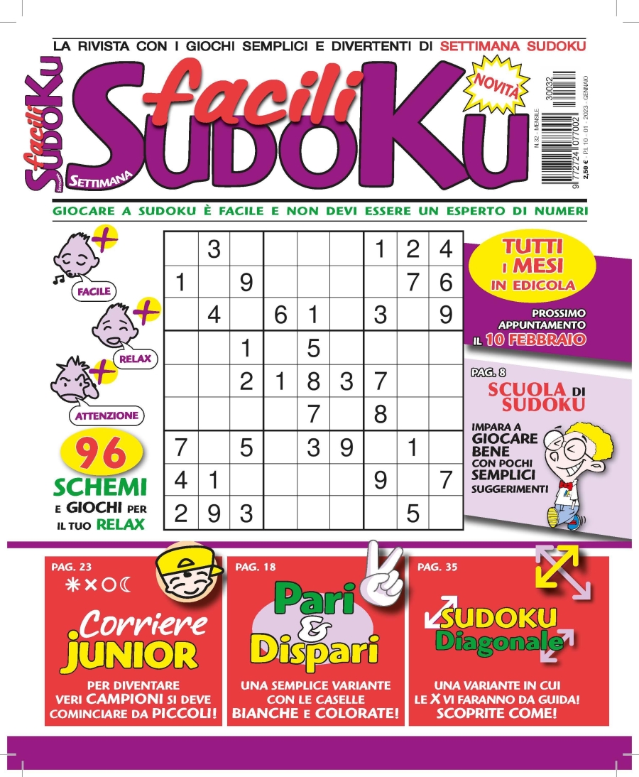 Copertina Facili Sudoku n.32