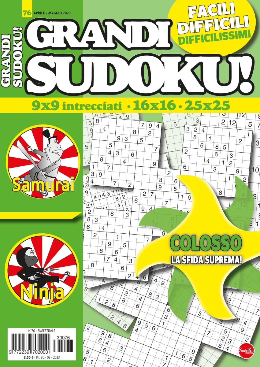 Copertina Grandi Sudoku n.76