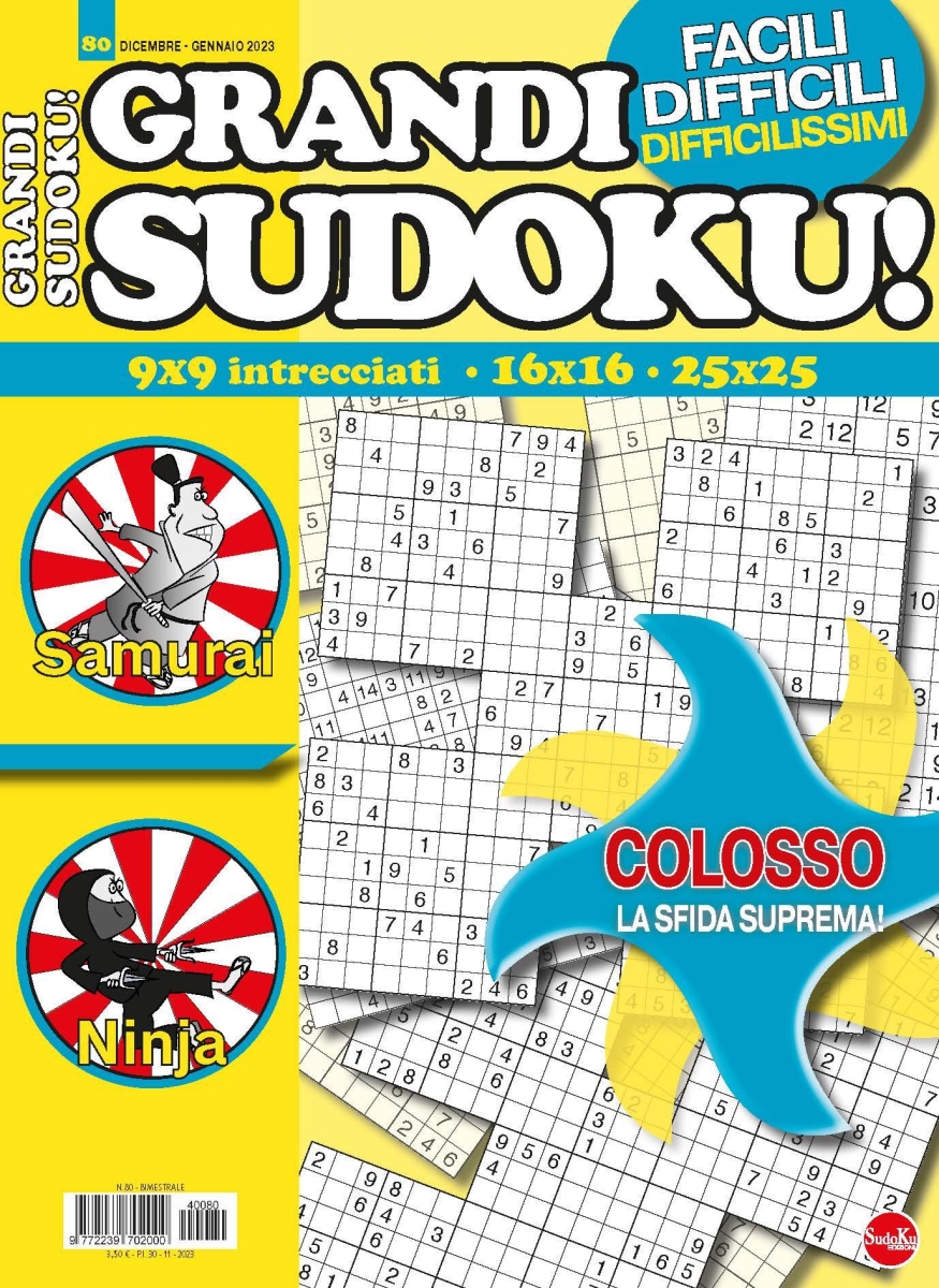Copertina Grandi Sudoku n.80