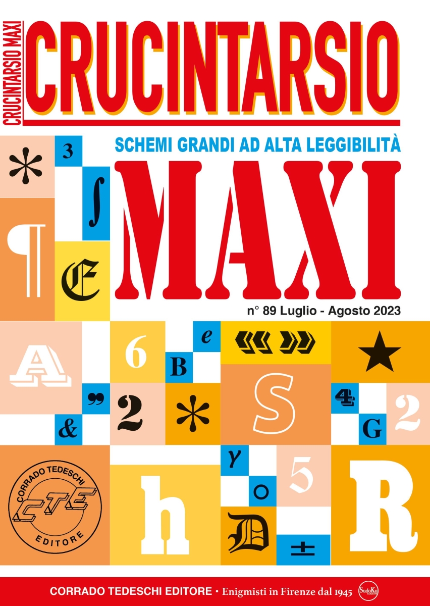 Copertina Maxi Crucintarsio n.89