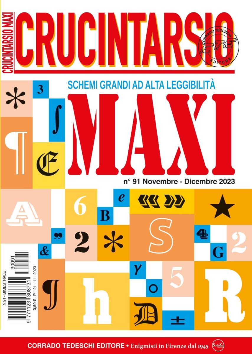 Copertina Maxi Crucintarsio n.91
