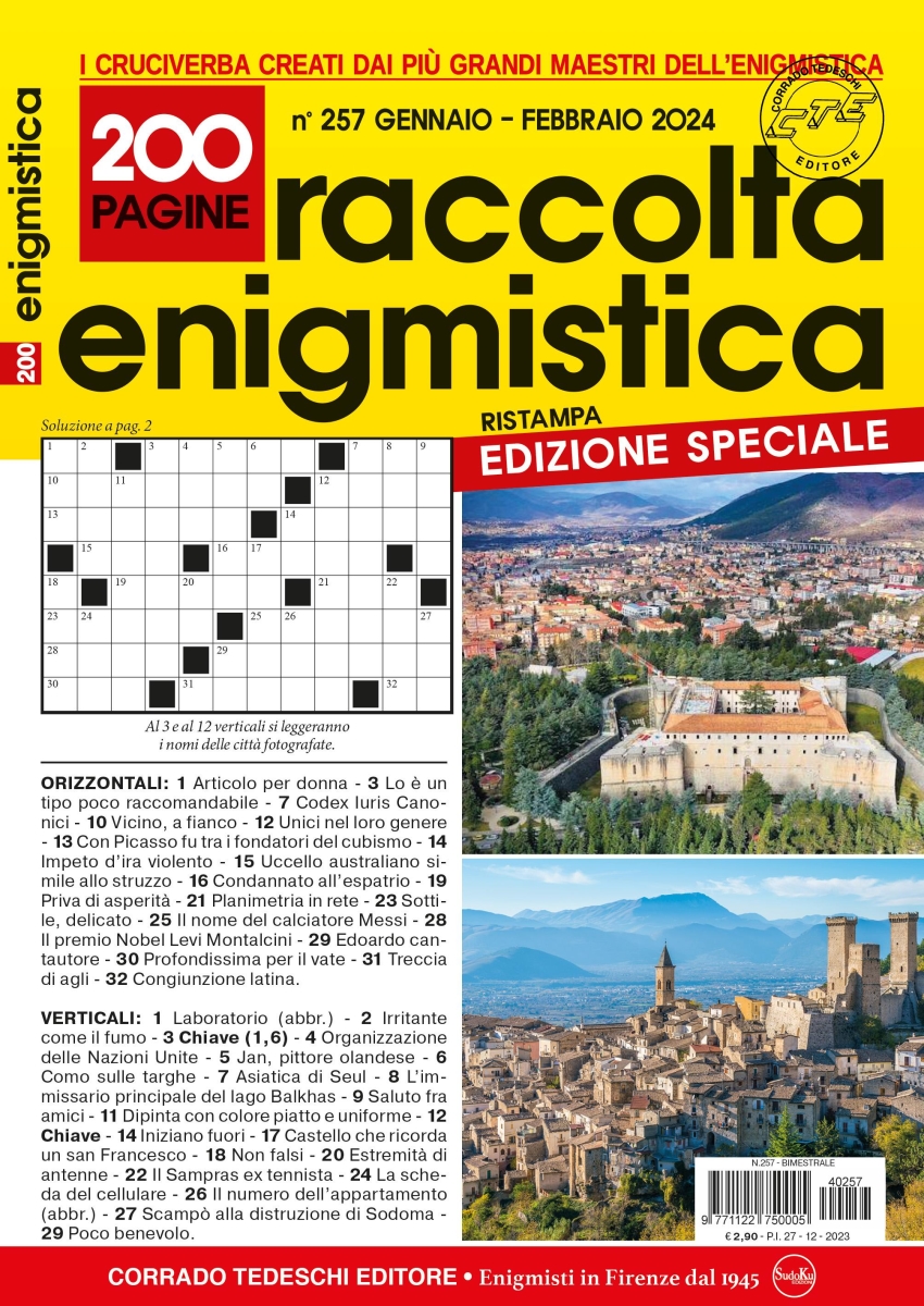 Copertina Raccolta Enigmistica n.257
