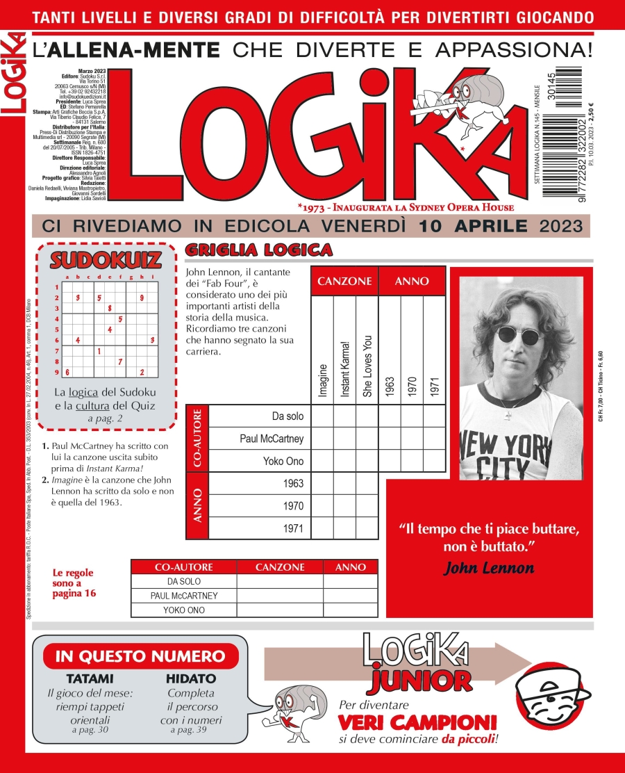 Copertina Settimana Logika n.145