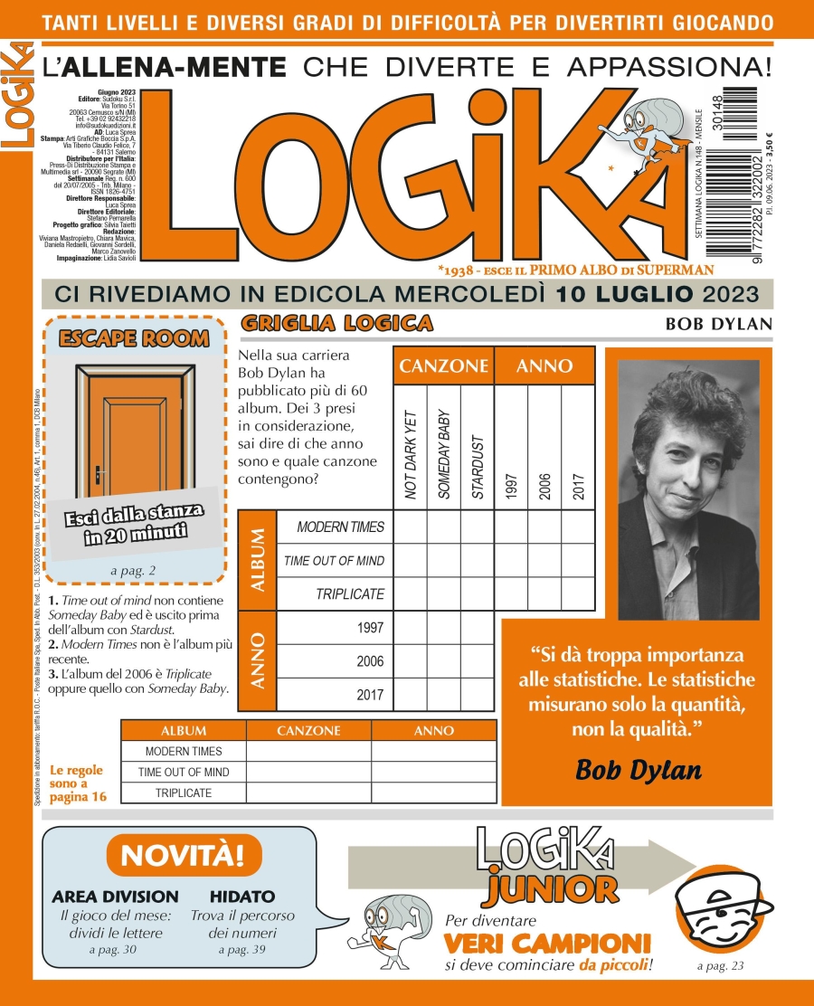 Copertina Settimana Logika n.148