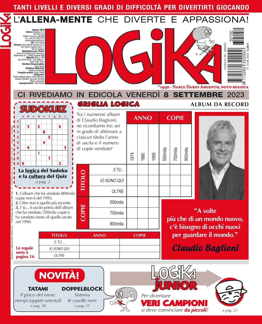Copertina Settimana Logika n.150