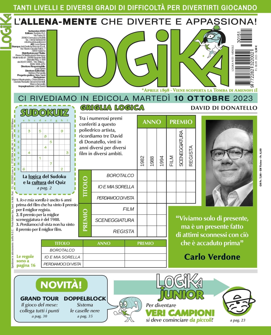 Copertina Settimana Logika n.151
