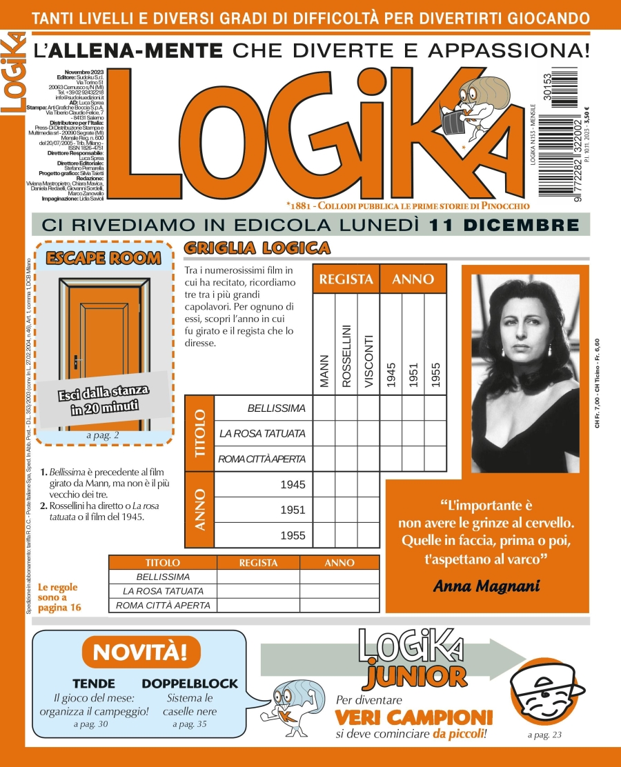 Copertina Settimana Logika n.153