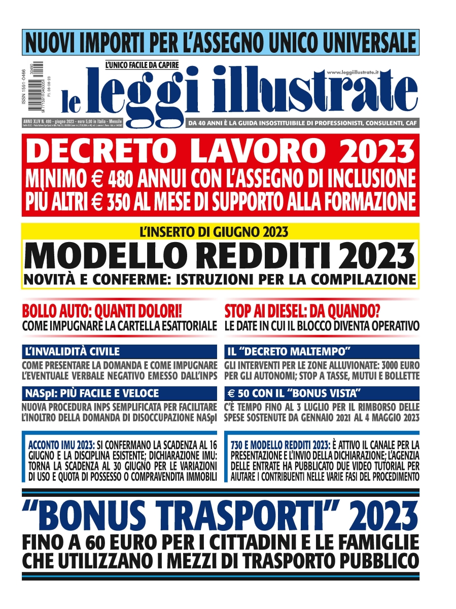 Copertina Leggi Illustrate n.490