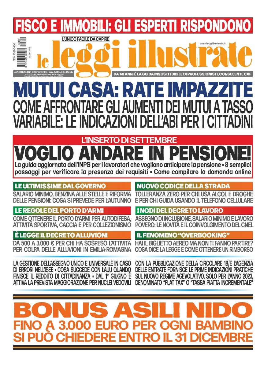 Copertina Leggi Illustrate n.492