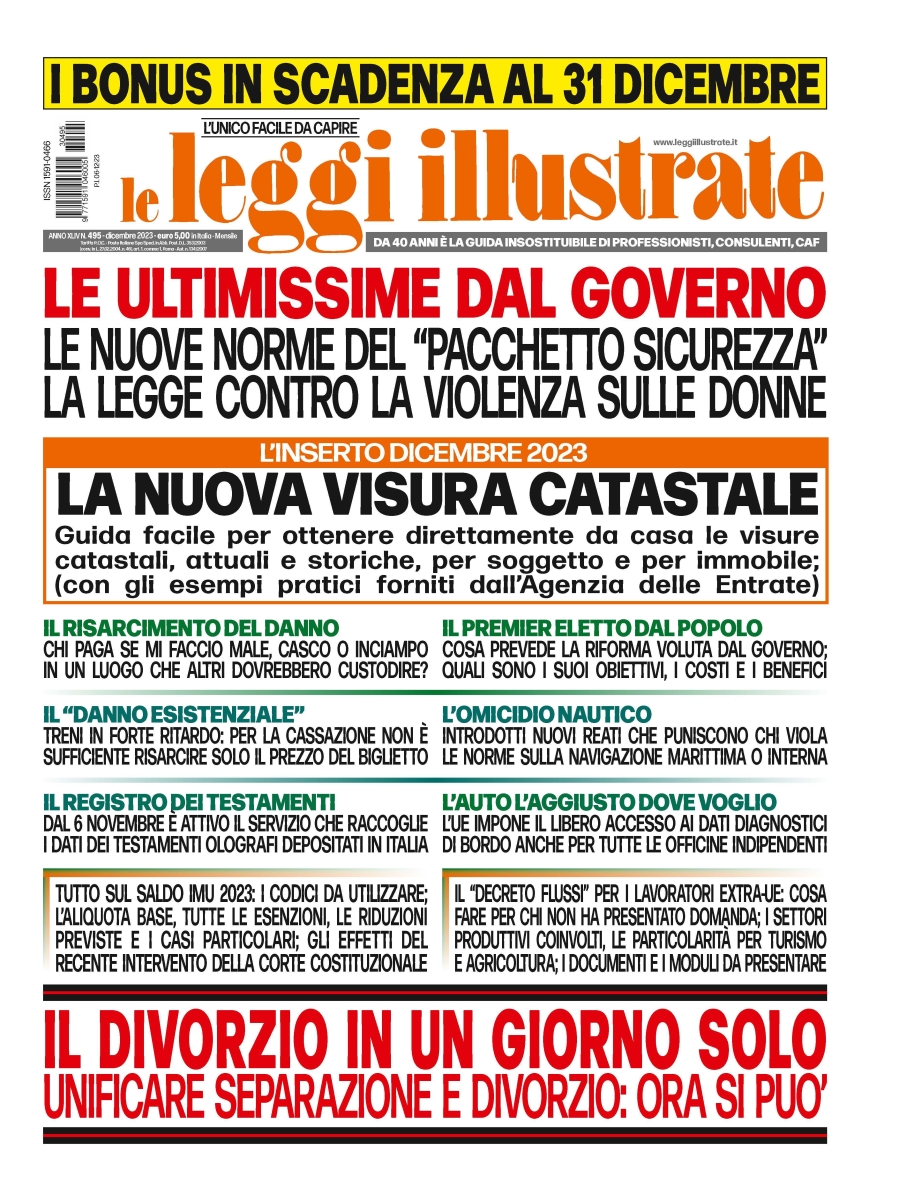 Leggi Illustrate N.495 | SPREA EDITORI