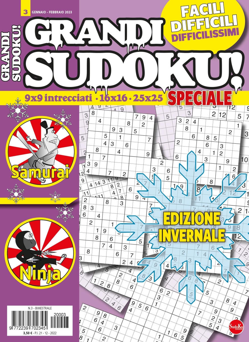 Copertina Grandi Sudoku Speciale Inverno n.3