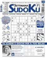 Copertina rivista Settimana Sudoku