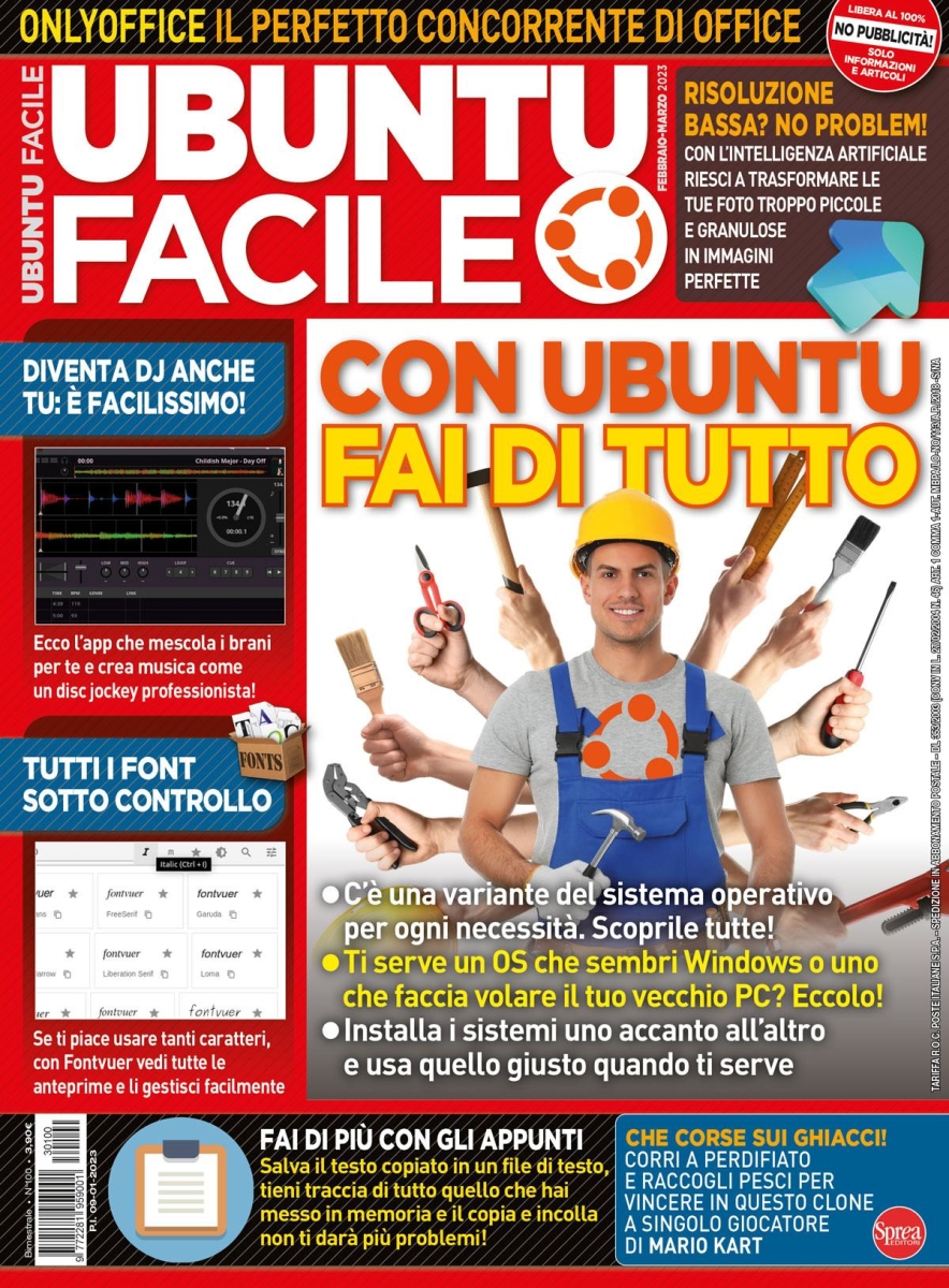 Copertina Ubuntu Facile n.100