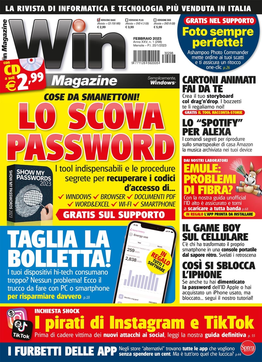 Copertina Win Magazine n.298