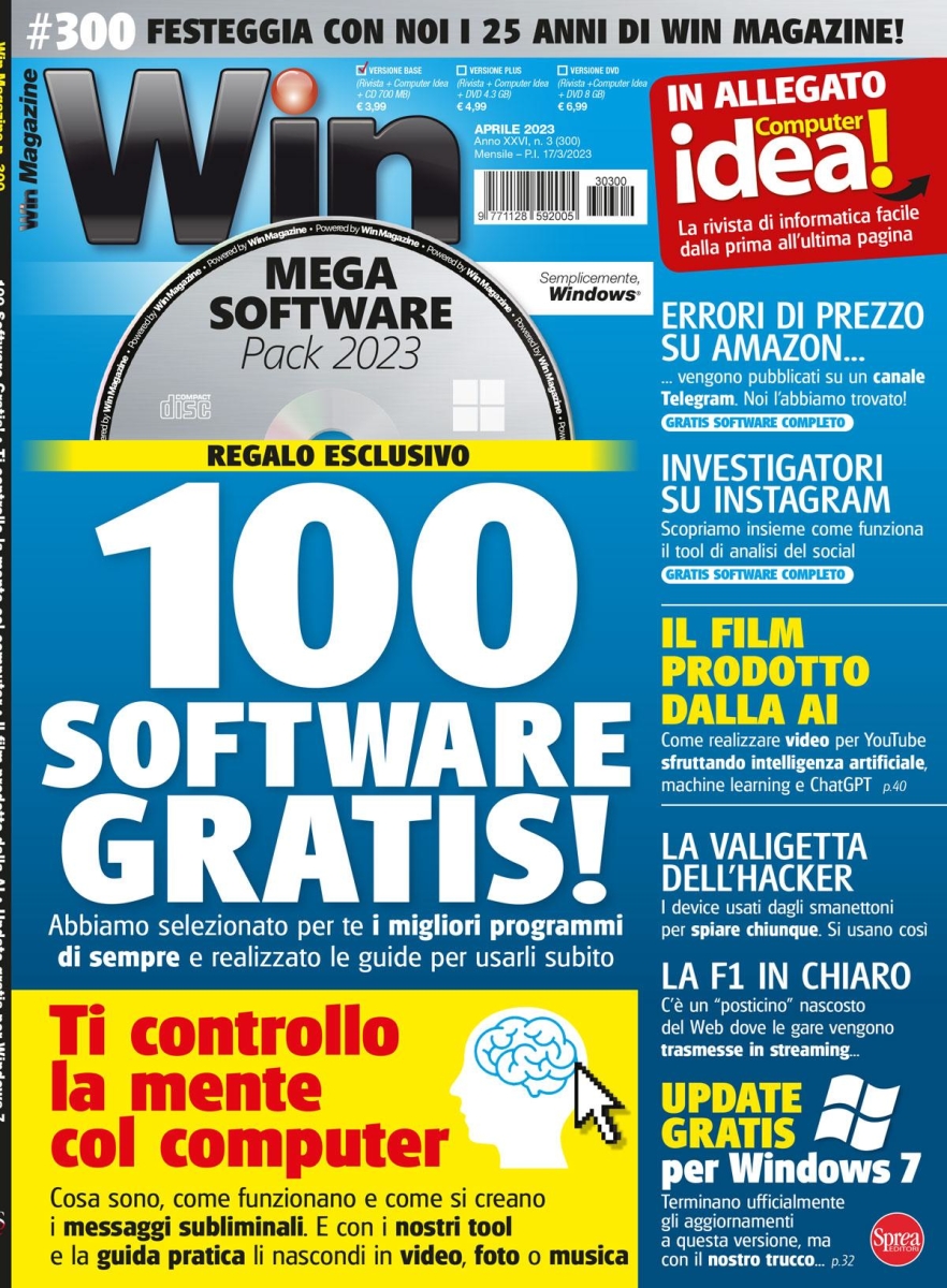 Copertina Win Magazine n.300