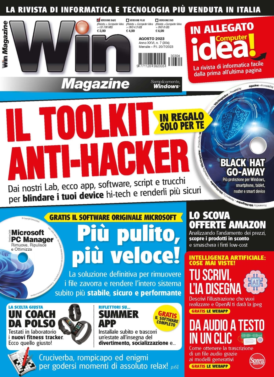 Copertina Win Magazine n.304