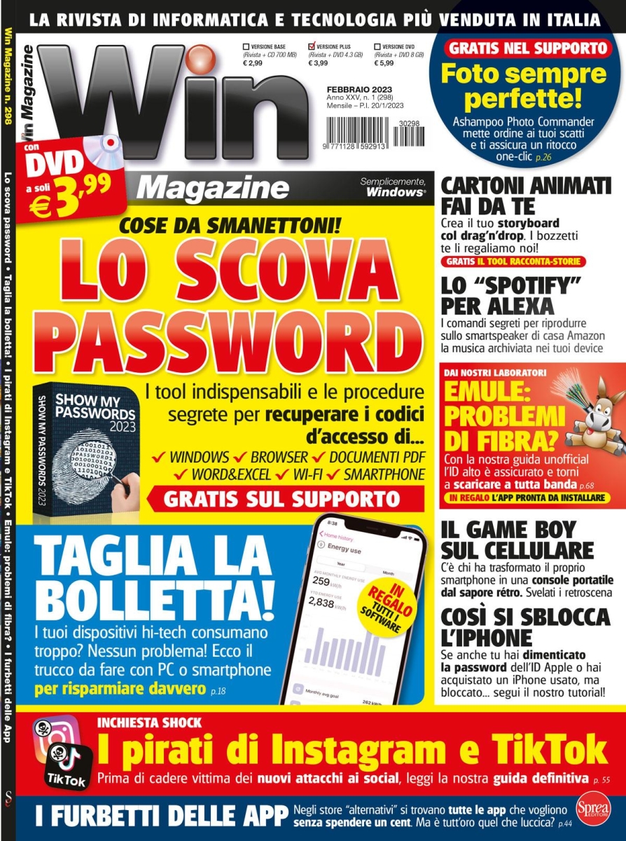 Copertina Win Magazine Plus n.298