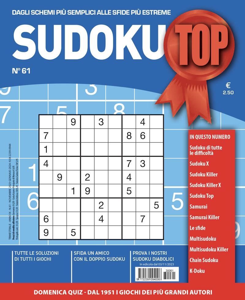 Copertina Sudoku Top n.61