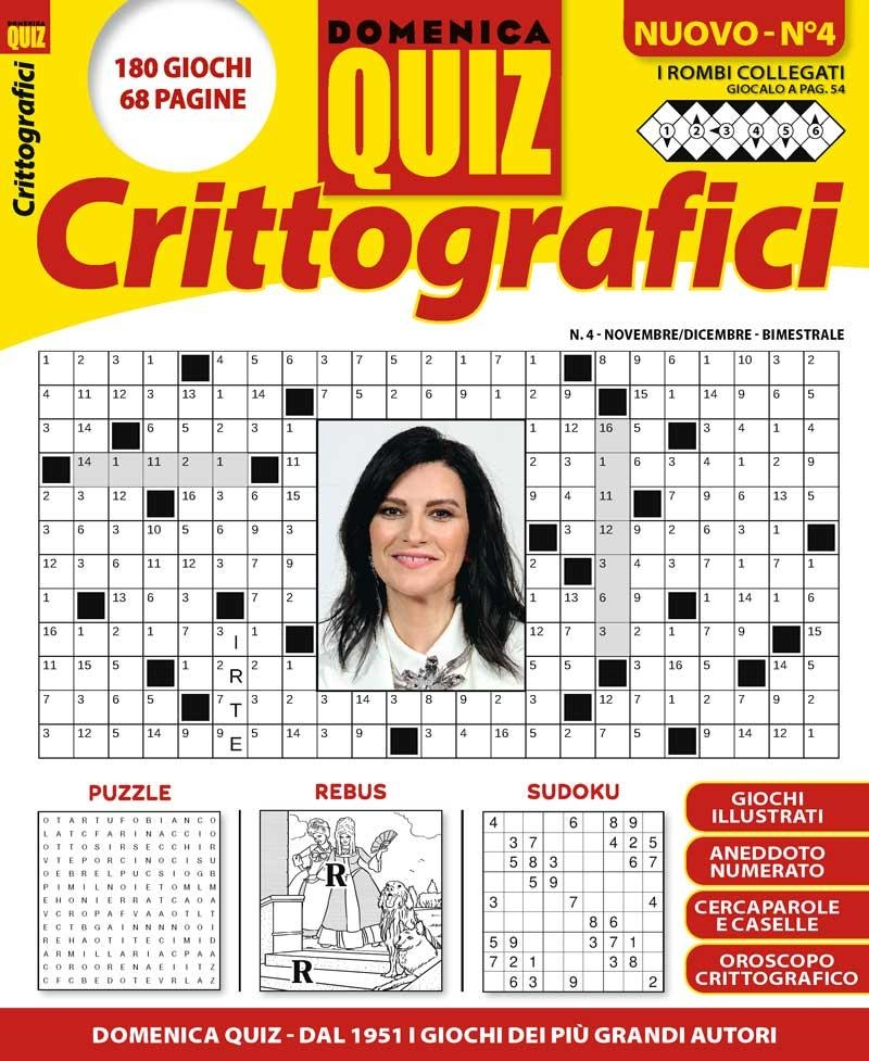 Copertina Domenica Quiz Crittografici n.4