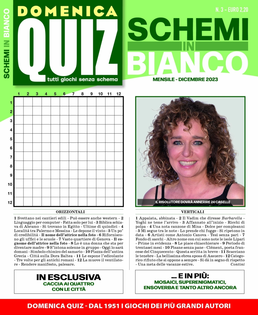Copertina Schemi in Bianco n.3