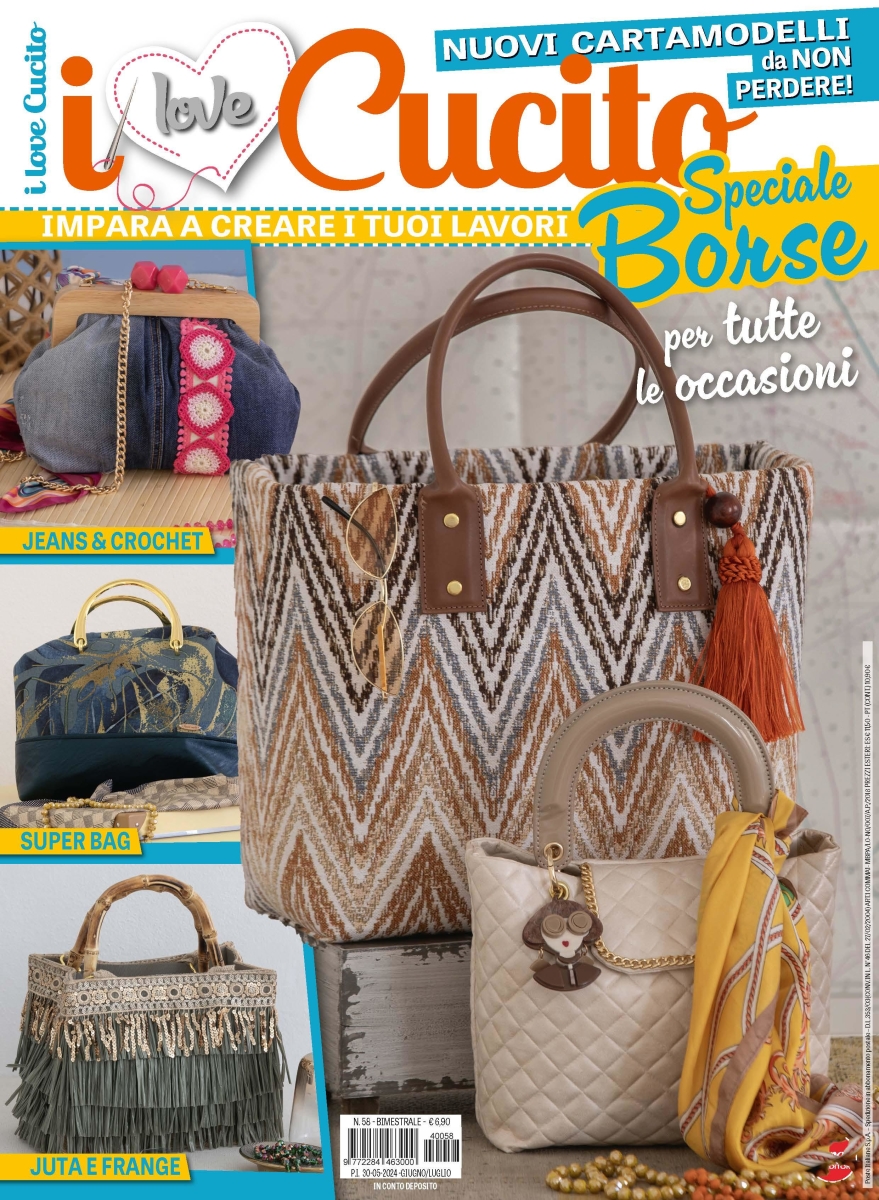 Copertina I Love Cucito n.58