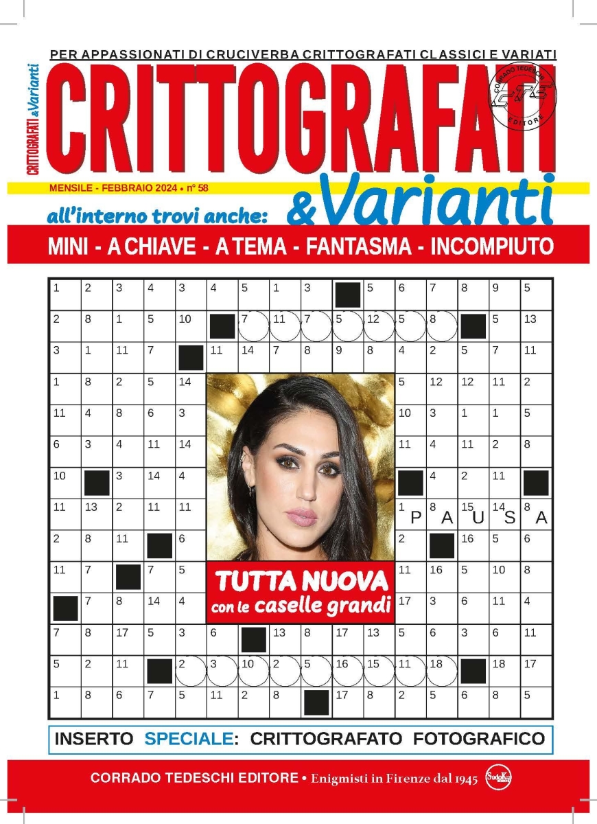 Copertina Crittografati & Varianti n.58