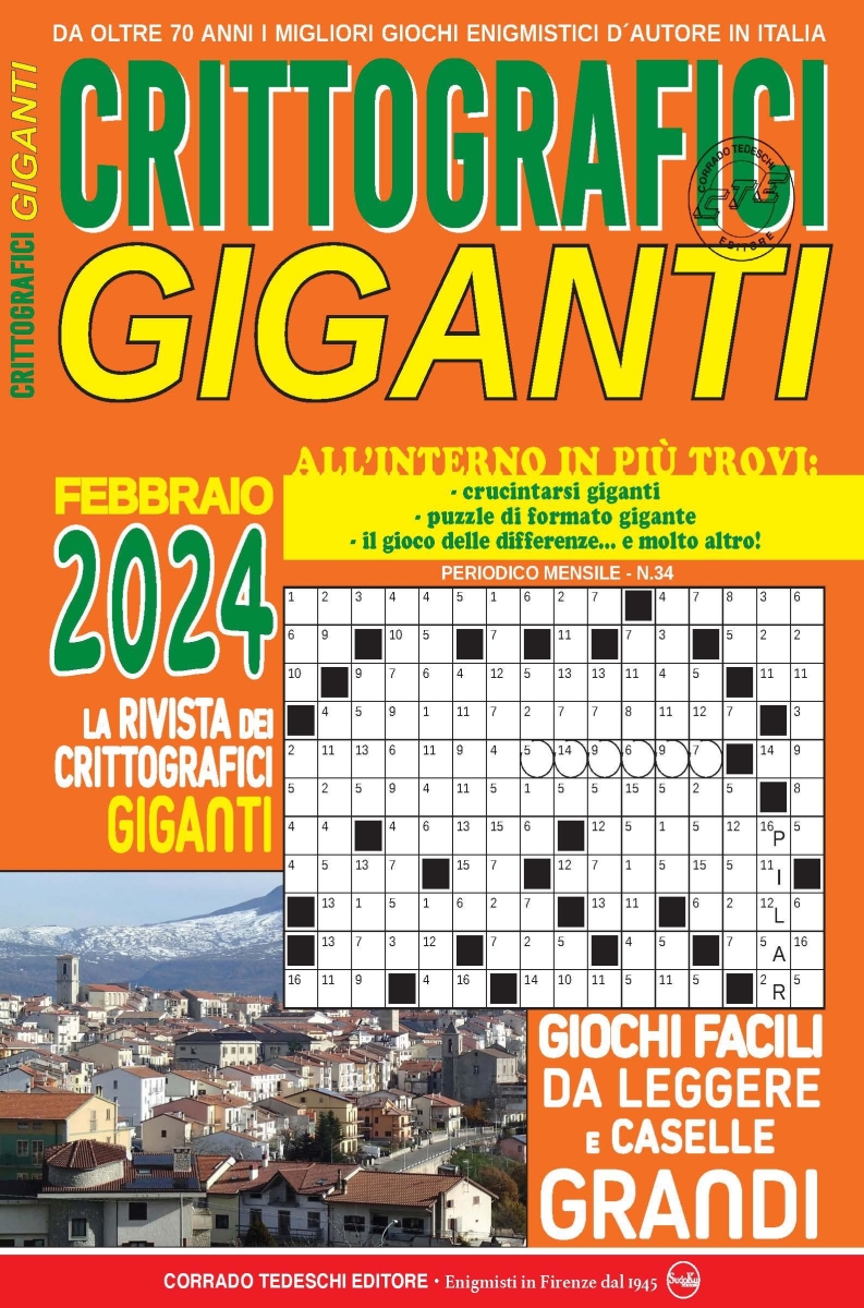 Copertina Crittografici Giganti n.34