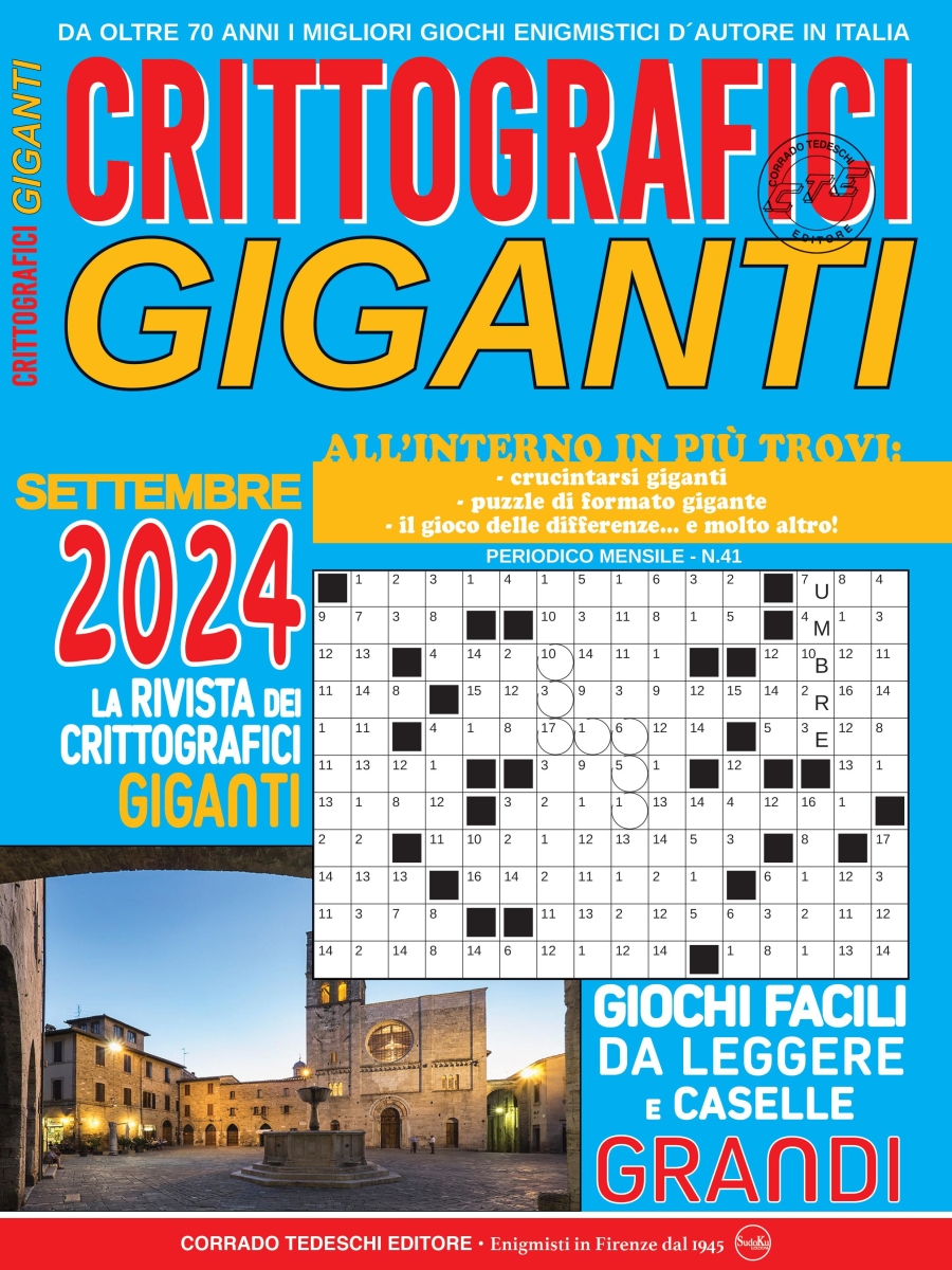 Copertina Crittografici Giganti n.41