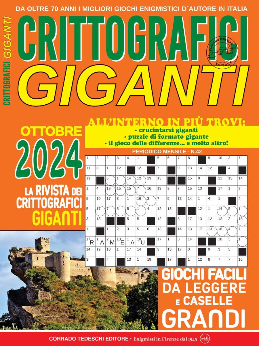 Copertina Crittografici Giganti n.42