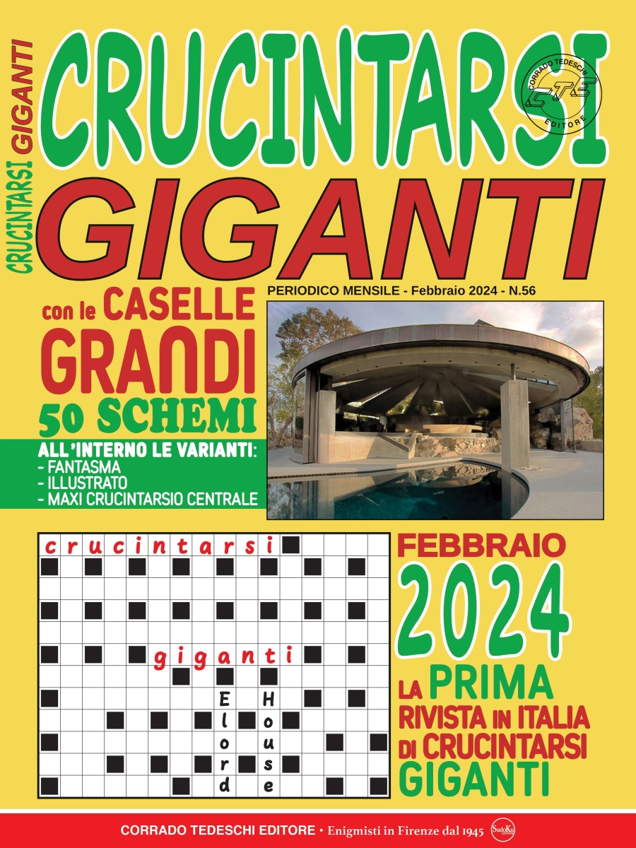 Copertina Crucintarsi Giganti n.56