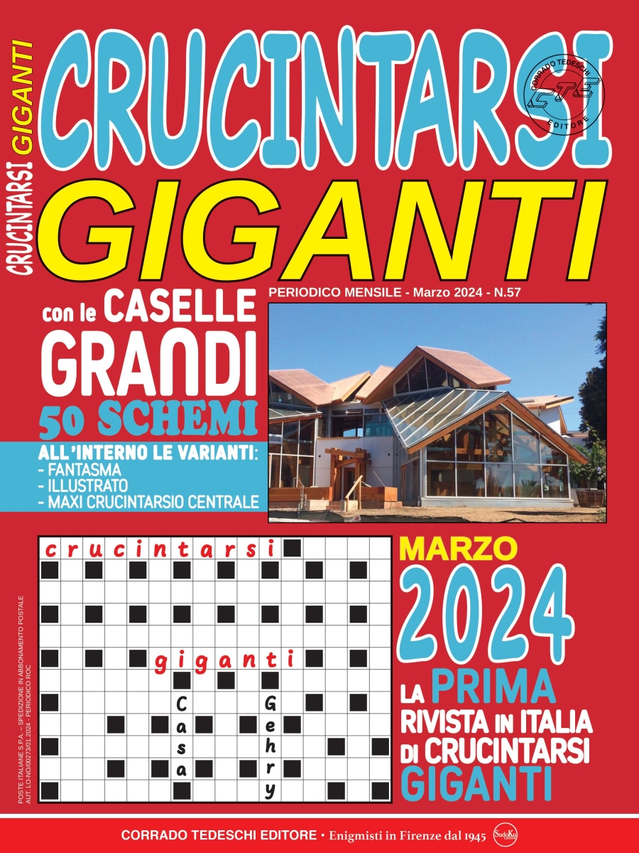 Copertina Crucintarsi Giganti n.57
