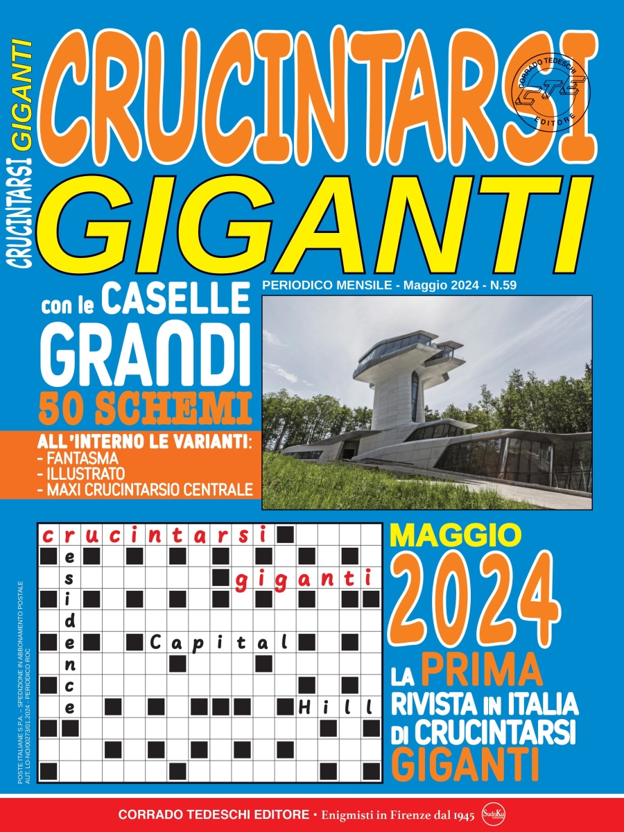 Copertina Crucintarsi Giganti n.59