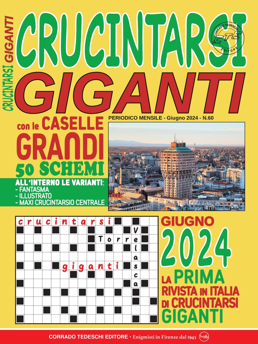 Copertina Crucintarsi Giganti n.60