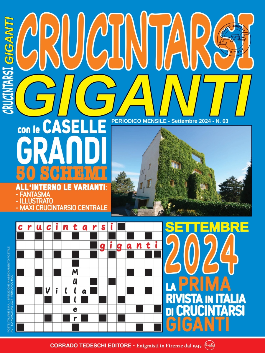 Copertina Crucintarsi Giganti n.63