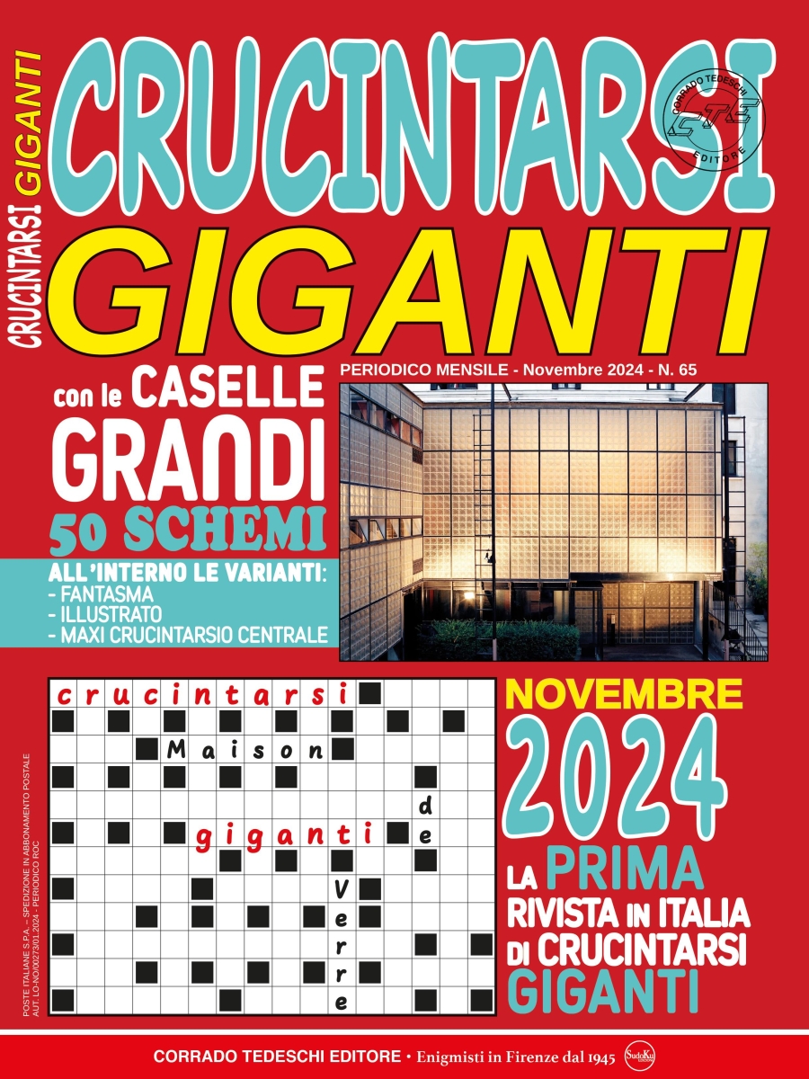 Copertina Crucintarsi Giganti n.65