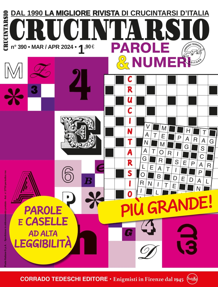 Copertina Crucintarsio n.390