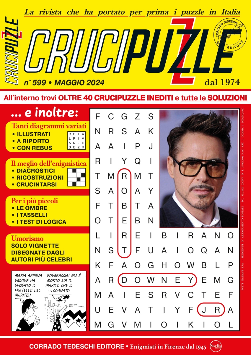 Copertina Crucipuzzle n.599