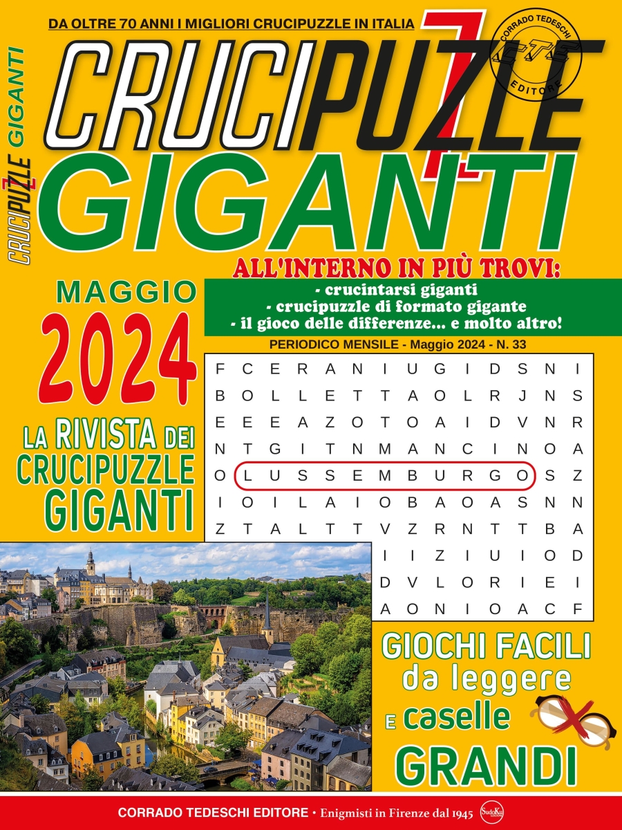 Copertina Crucipuzzle Giganti n.33