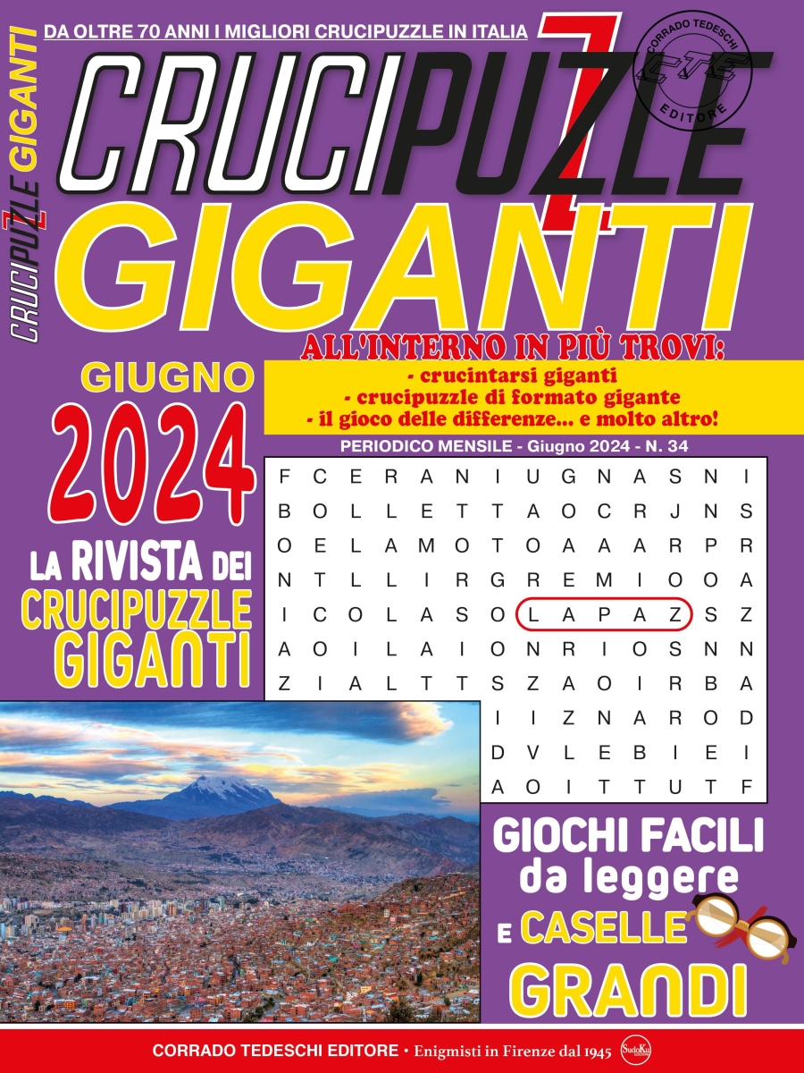 Copertina Crucipuzzle Giganti n.34