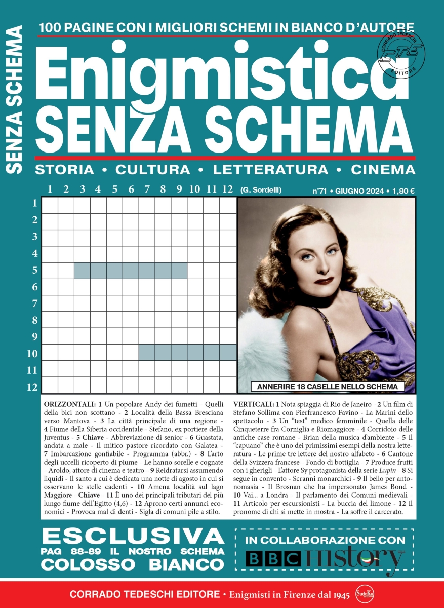 Copertina Enigmistica Senza Schema n.71