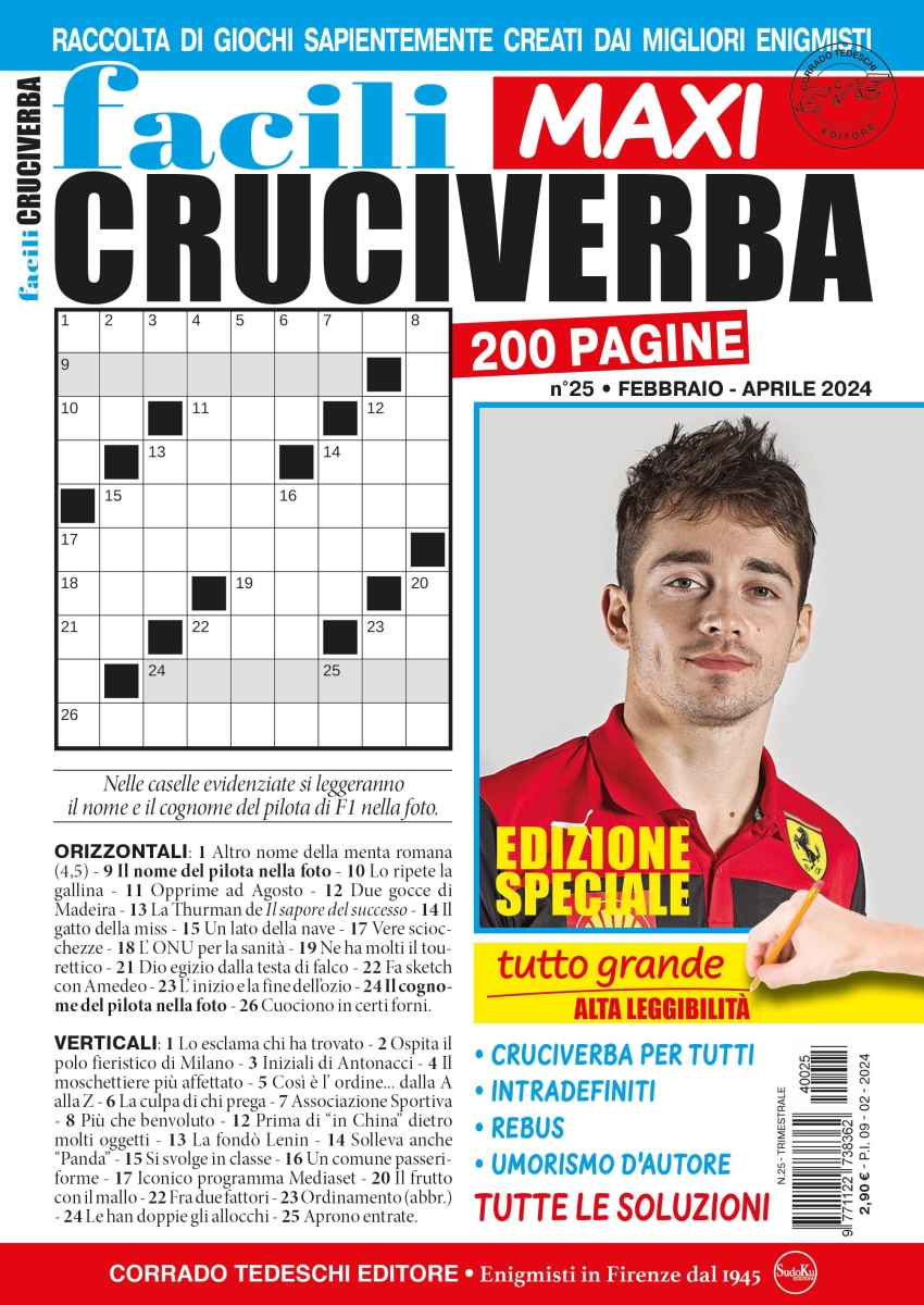 Copertina Facili Cruciverba Maxi n.25