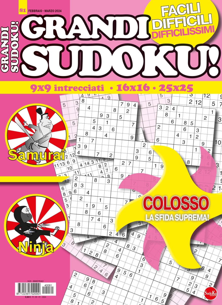 Copertina Grandi Sudoku n.81
