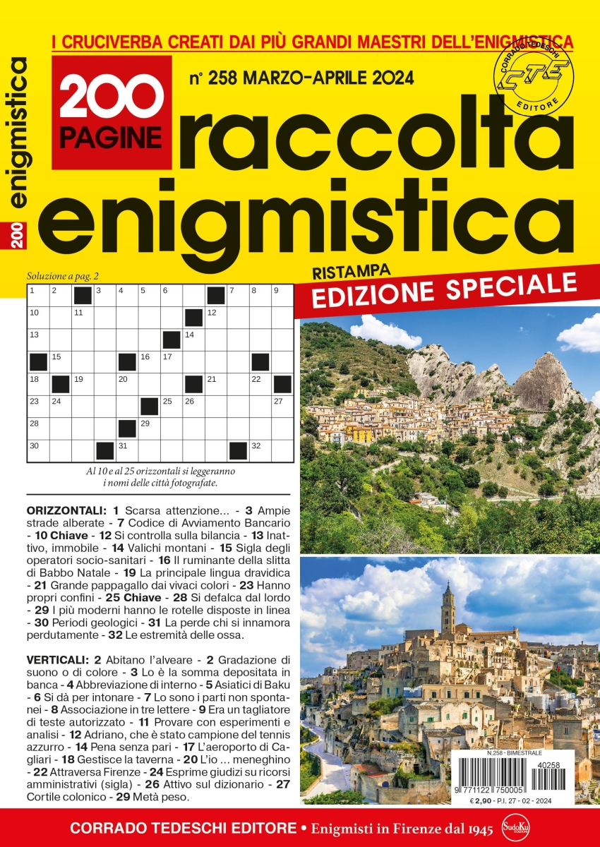 Copertina Raccolta Enigmistica n.258