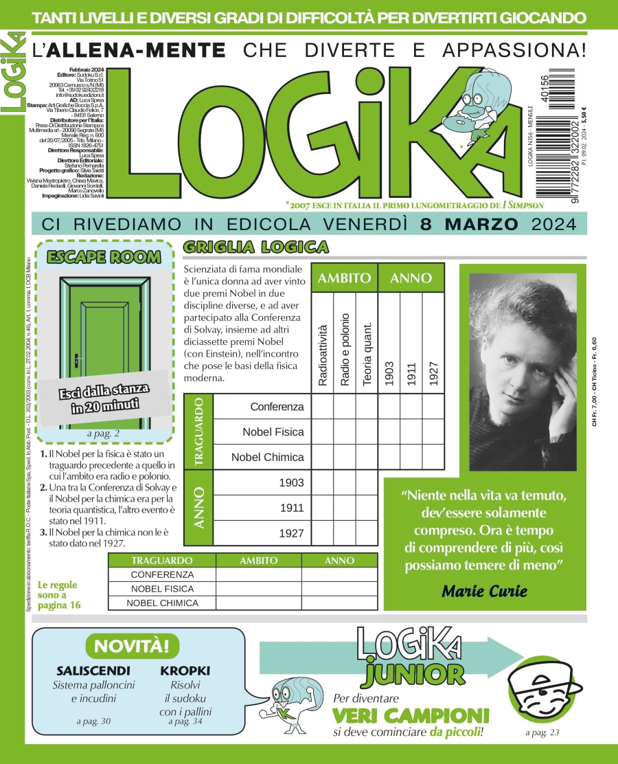 Copertina Settimana Logika n.156