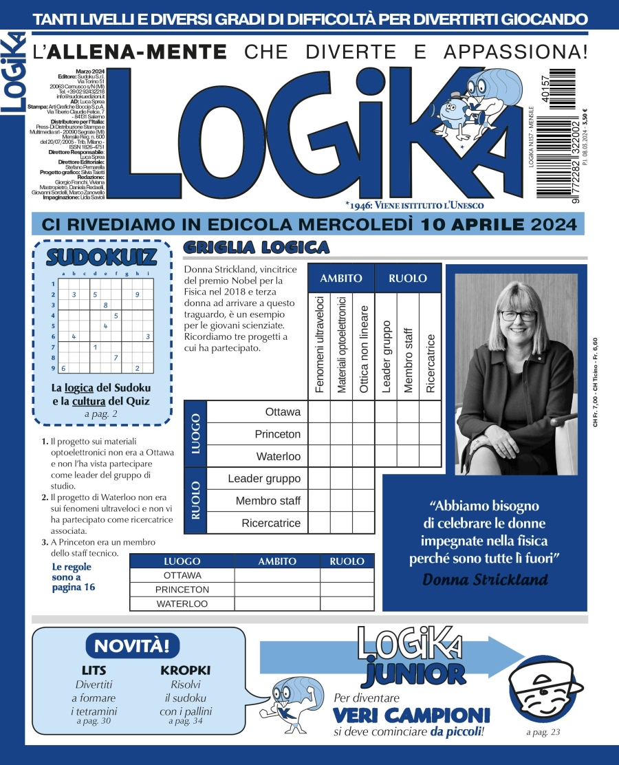 Copertina Settimana Logika n.157